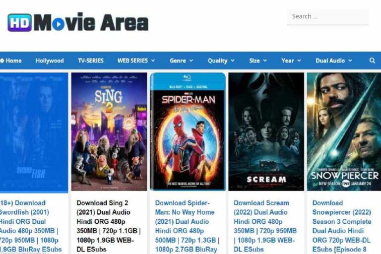Hdmoviearea 2024 Download 300mb, 500mb, 480p & 720p Movies